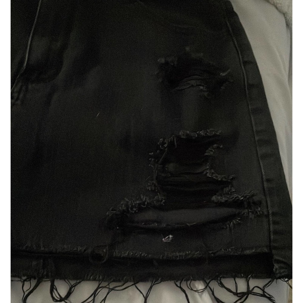 Hollister high-rise black denim skirt - Picture 5 of 6
